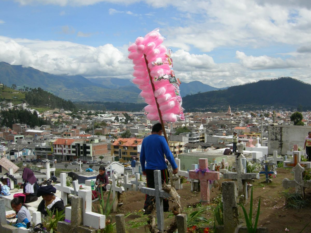 Cimetière d'Otavalo, Équateur. Photo : Déborah Gros.