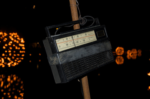 Radio si burning by nanstoe on flickr