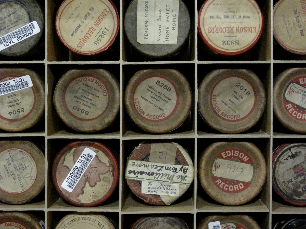 Cylindres de cire issus du fonds sonore de la British Library.