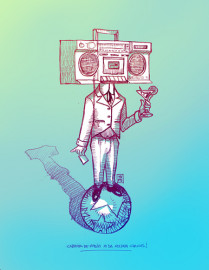 cabeza de radio in da GOLden circus by _tOpO on flickr